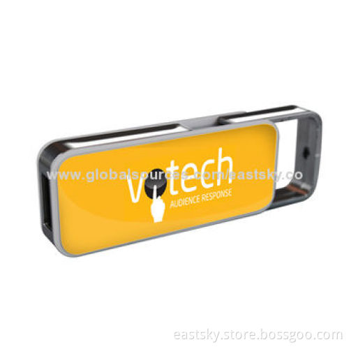 Custom Resin logo USB drive, Push-up Large Logo Lanyard with Keychain/Keyring, 64MB to 32GB CapacityNew